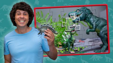 Play Andy's Dino Toybox jigsaw game