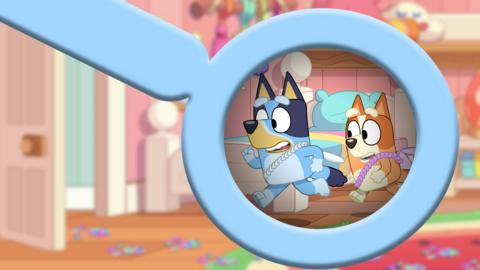 Bluey's Easter spot the difference quiz