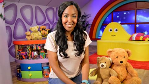 Click to watch Angellica Bell read My Sister is an Alien for CBeebies Bedtime Stories.