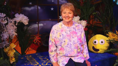 Click to watch Annette Badland read Nature's Lullaby Fills The Night for CBeebies Bedtime Stories.