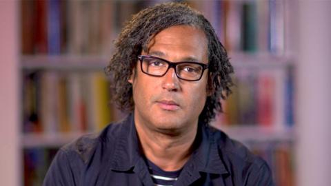 Click to watch David Olusoga read Coming to England for CBeebies Bedtime Stories.