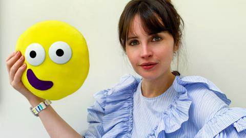 Click to watch Felicity Jones read Spaghetti Hunters for CBeebies Bedtime Stories.