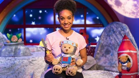 Click to watch Pearl Mackie read Interstellar Cinderella for CBeebies Bedtime Stories.