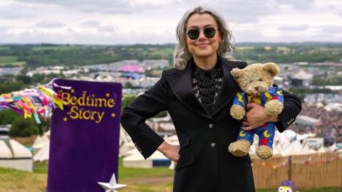 Click to watch Phoebe Bridgers read The Spectacular Suit for CBeebies Bedtime Stories.