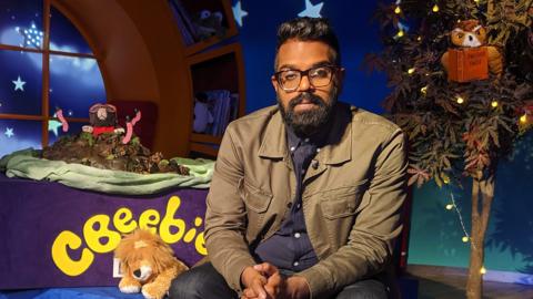 Click to watch Romesh Ranganathan read Mrs Mole, I'm 91ȱ for CBeebies Bedtime Stories.