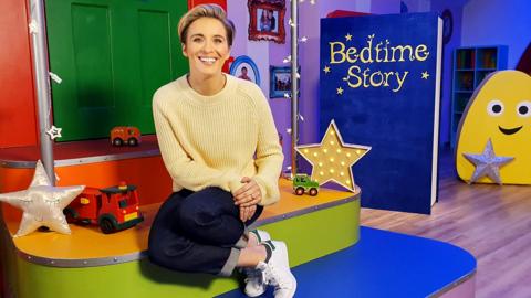 Click to watch Vicky McClure read Duck in the Truck for CBeebies Bedtime Stories.