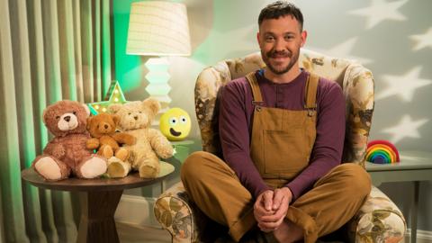 Click to watch Will Young read Two Dads for CBeebies Bedtime Stories.