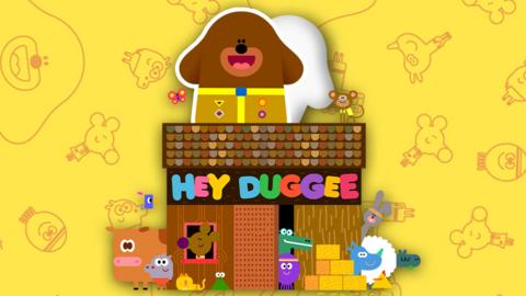 Hey Duggee and the squirrels sticker quiz.