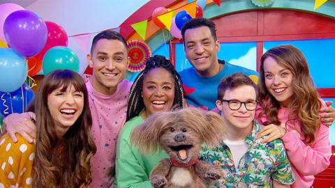 Sing along with the CBeebies House Song.