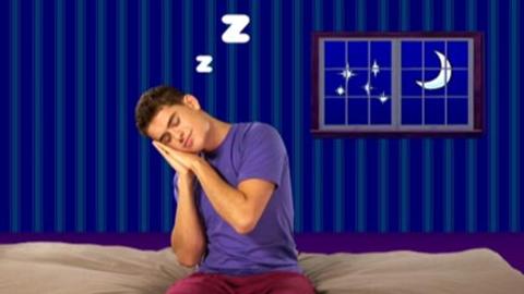 Ashley sleeping