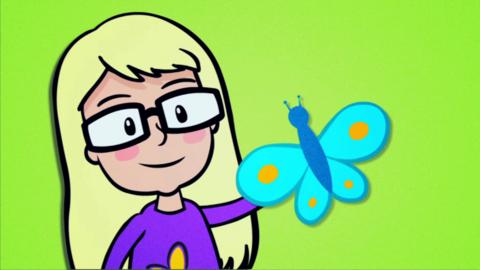 Melody with a butterfly