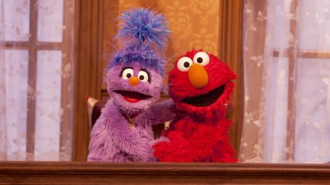 Elmo and Phoebe from The Furchester Hotel.