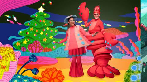 Christmas in Storyland songs on the CBeebies website