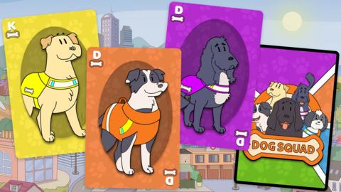 Dog Squad snap cards