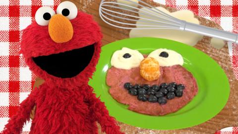 Elmo Pancake Make