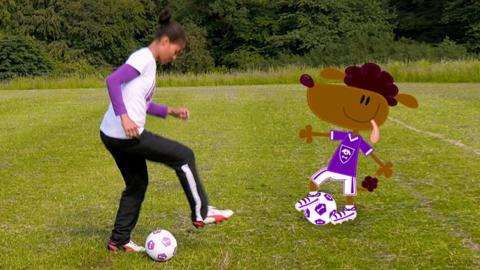 Rachel learning step over skills.