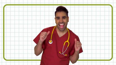 Dr Ranj from Get Well Soon Hospital sings songs.