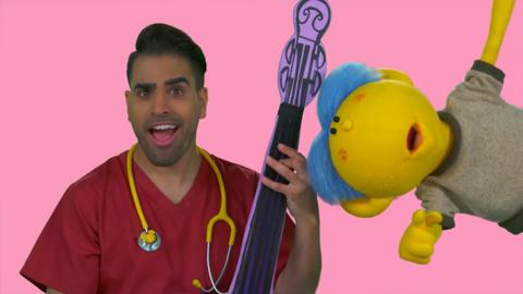 Dr Ranj from Get Well Soon Hospital sings songs.