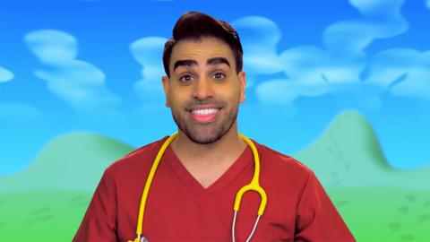 Dr Ranj from Get Well Soon Hospital sings songs.