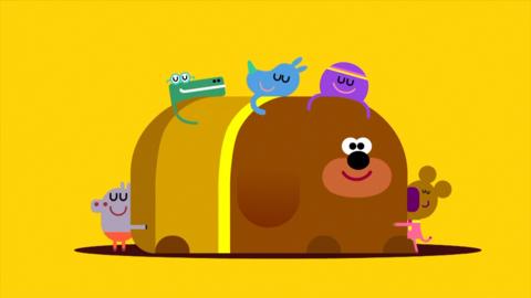 Cartoons from Hey Duggee for Valentines Day