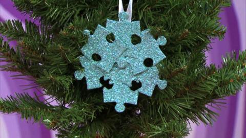 Jigsaw Christmas Decoration