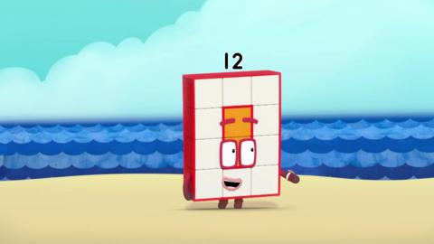 Numberblocks ten is by the ocean.