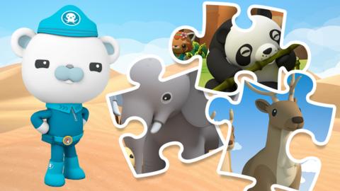 Play Octonauts: Above & Beyond jigsaw on CBeebies website.