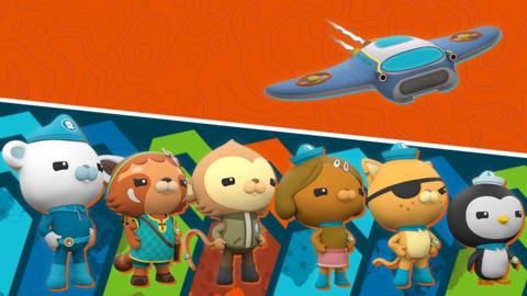 Octonauts Octo-agents and their Octoray Gup.