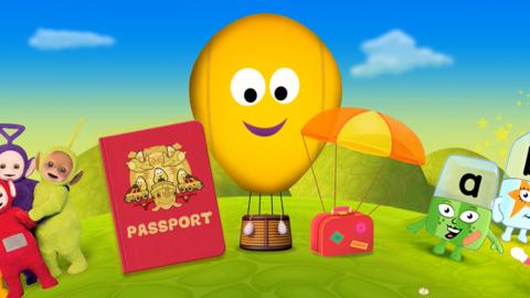 CBeebies Summer Passport in the Playtime app.