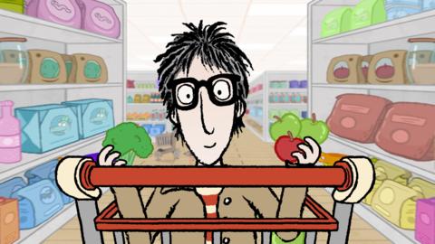 Click to watch Nick Cope's song about healthy food.