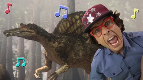 Andy and Spinosaurus