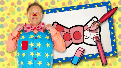 Mr. Tumble in the Something Special Make a Picture