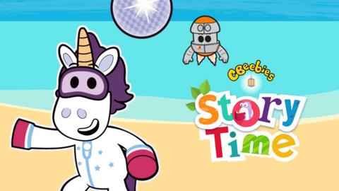 Go Jetters story characters and the storytime logo