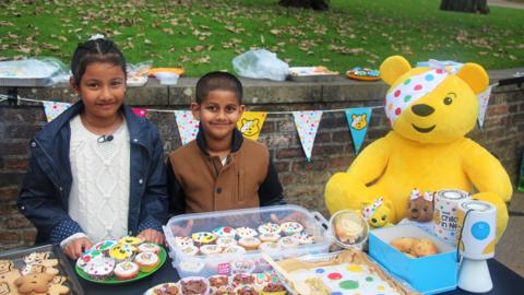 A Children in Need bake sale