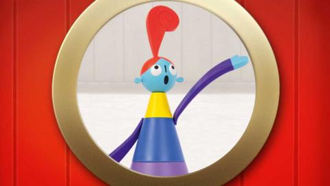 A toy lady singing