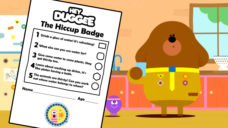 Hey Duggee: Hiccup Activity Badge - CBeebies