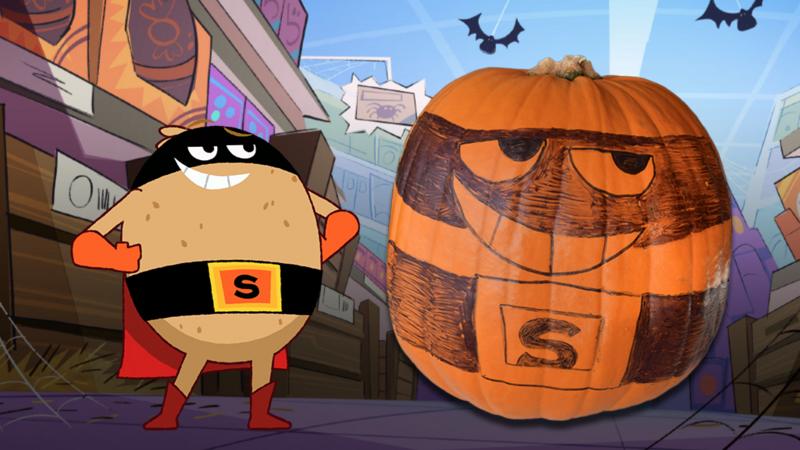 Create a Supertato Pumpkin - CBeebies