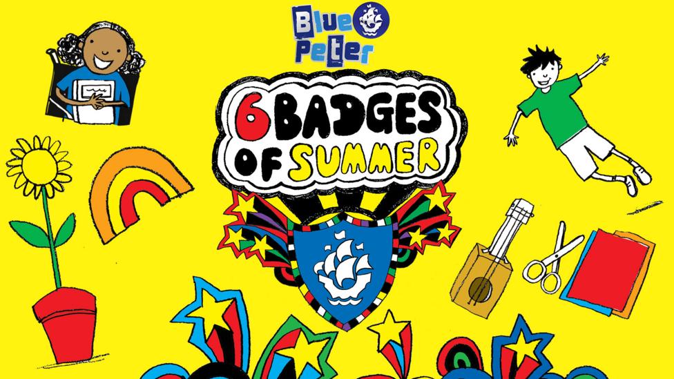 Blue Peter 6 Badges Logo.