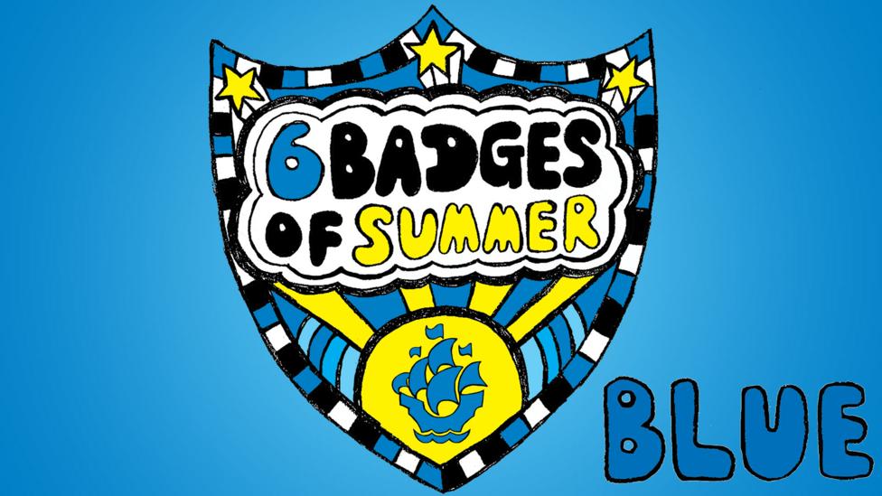 Blue Peter 6 Badges Logo.