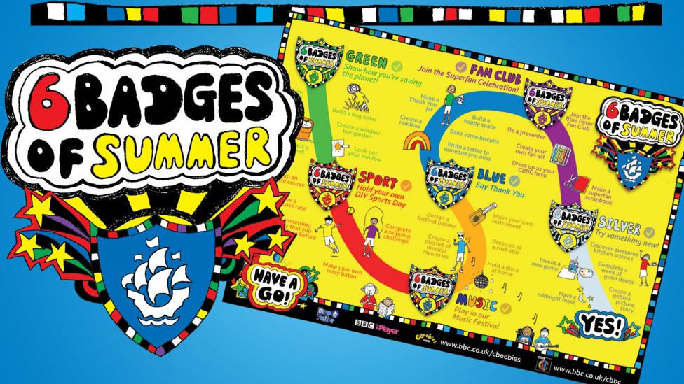 A 6 Badges Wall Chart.