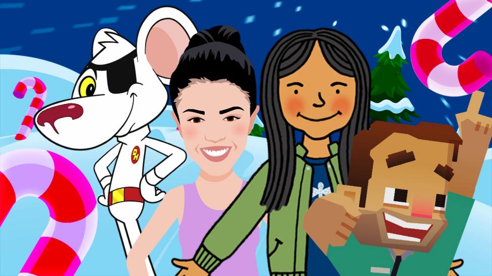 Danger Mouse, Piper from The Next Step, Taz from The Dumping Ground and Dr. Xand from Operation Ouch are ready to compete for the Christmas cup.