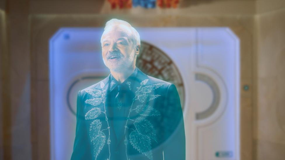 A hologram of Graham Norton.
