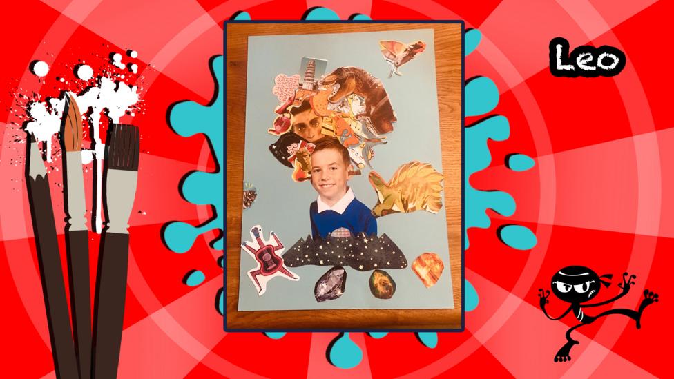A collage by Leo.