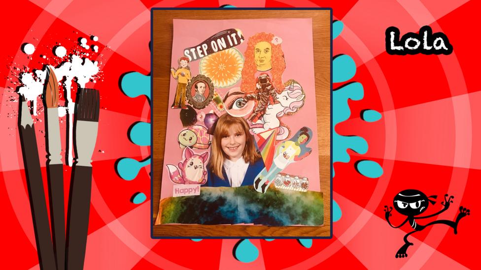 A collage by Lola.
