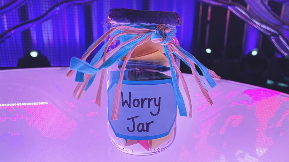 A worry jar and a good deeds jar.