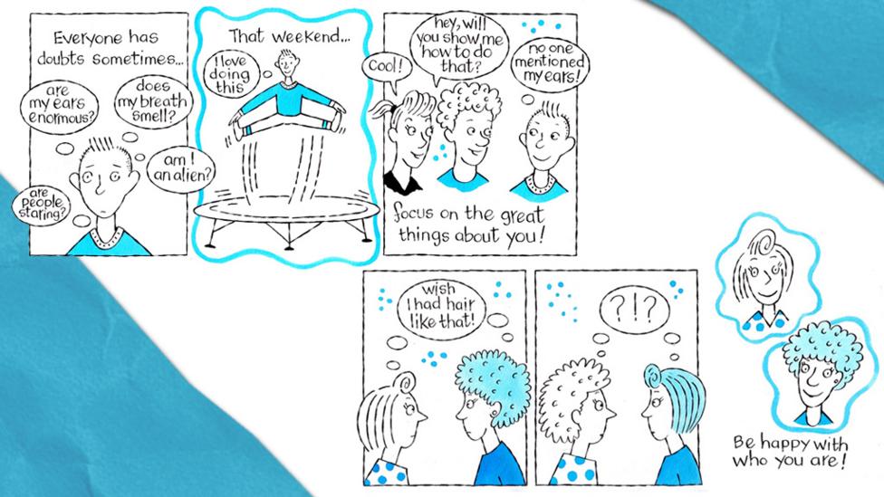 A comic strip about having confidence in yourself