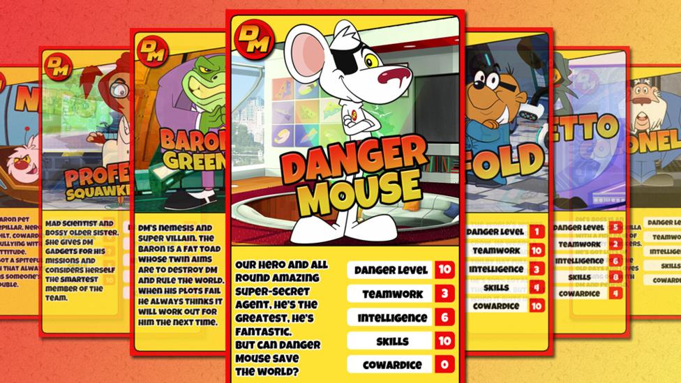 Danger Mouse Character Cards CBBC