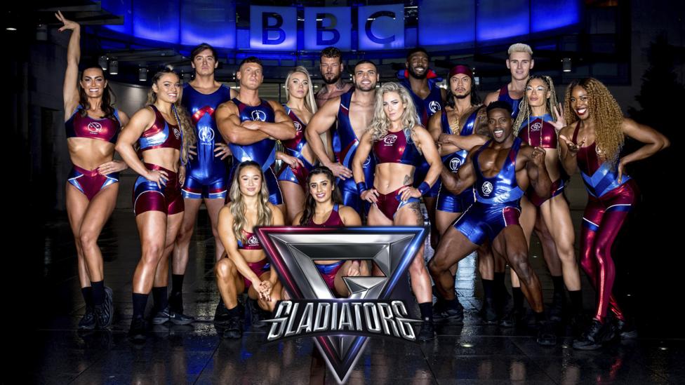 The Gladiators stood outside the ý studios