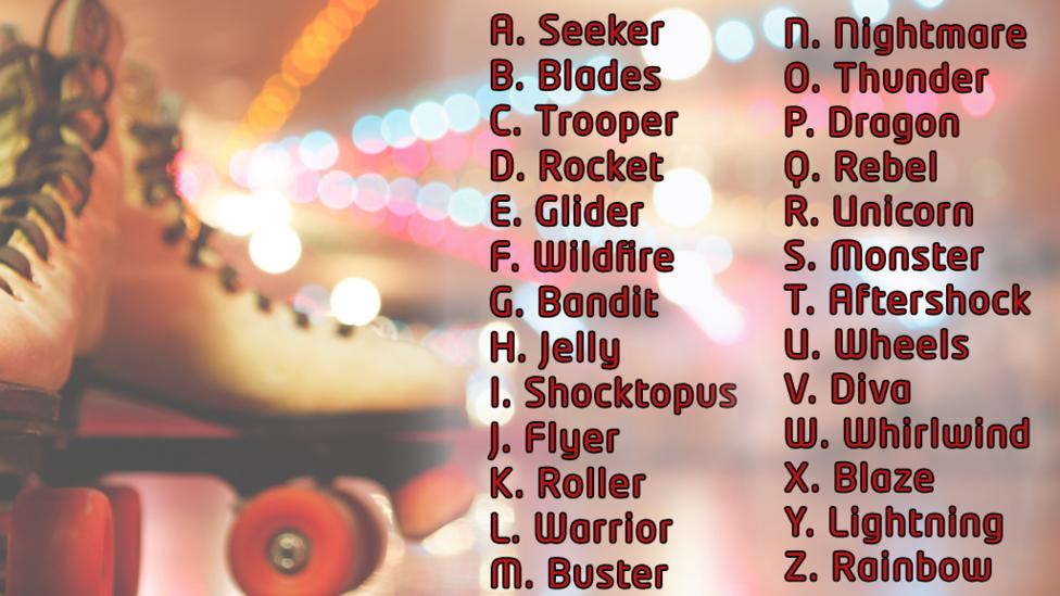 Roller Derby Name Generator.