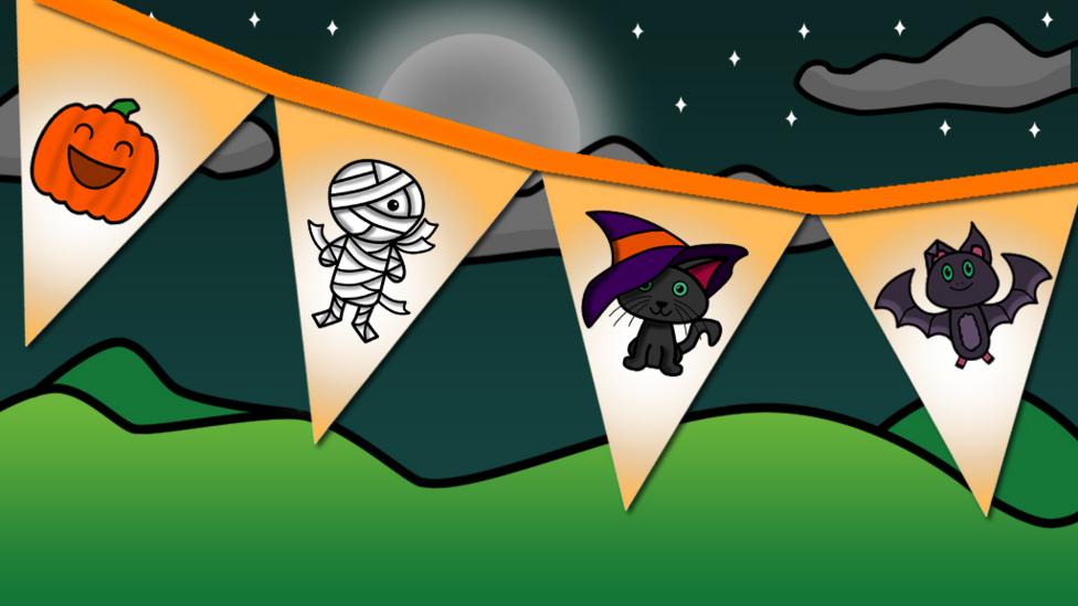 Halloween bunting